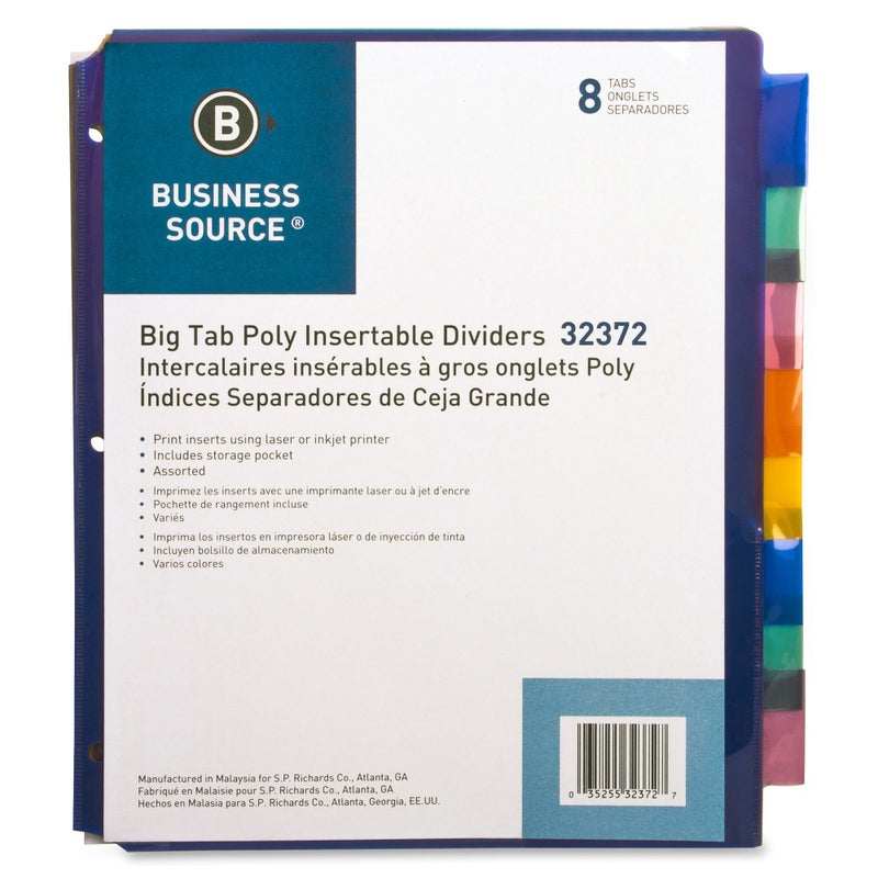 Business Source Pocket Index Dividers (32372) - Image 3
